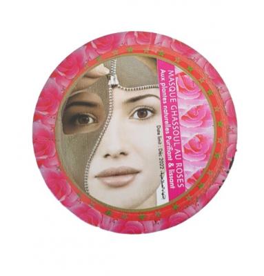 Rhassoul bio à l'huile essentielle de rose 200g